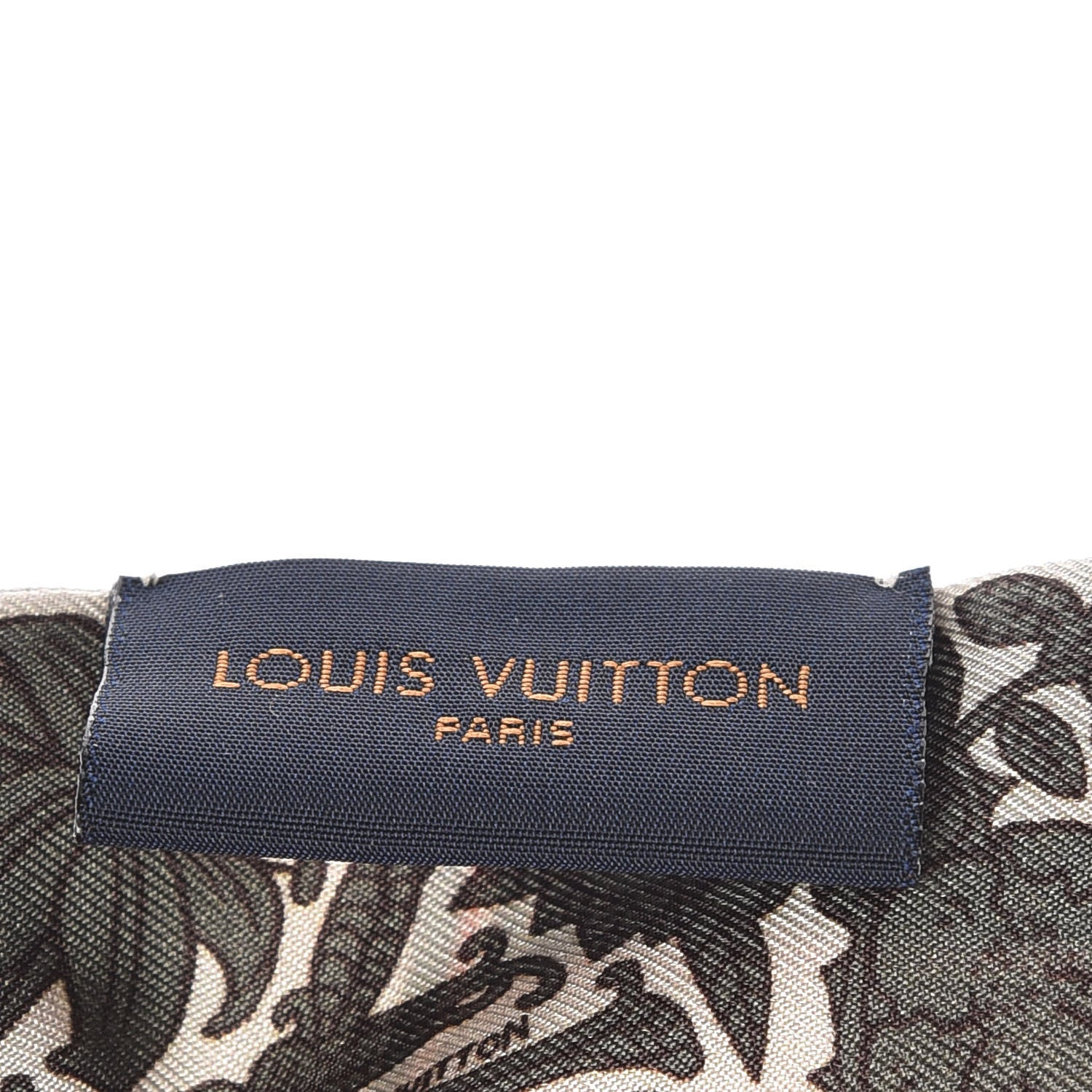 Louis Vuitton Silk Jeu De Louis BB Bandeau Kaki 3 of 6