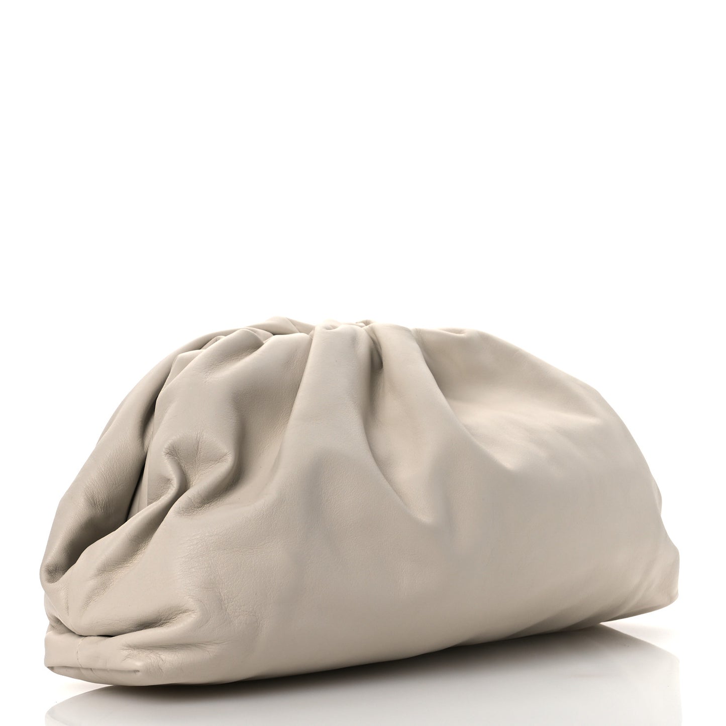 Smooth Butter Calf The Pouch Oversized Clutch Plaster