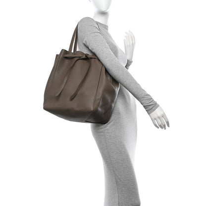 Celine Grained Calfskin Medium Horizontal Cabas Phantom Taupe 2 of 15