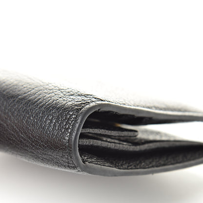 Miu Miu Goatskin Madras Small Wallet Black 10 of 13