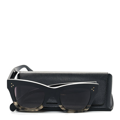 Celine Acetate Polarized Sunglasses CL4004IN Havana Grey 8 of 8