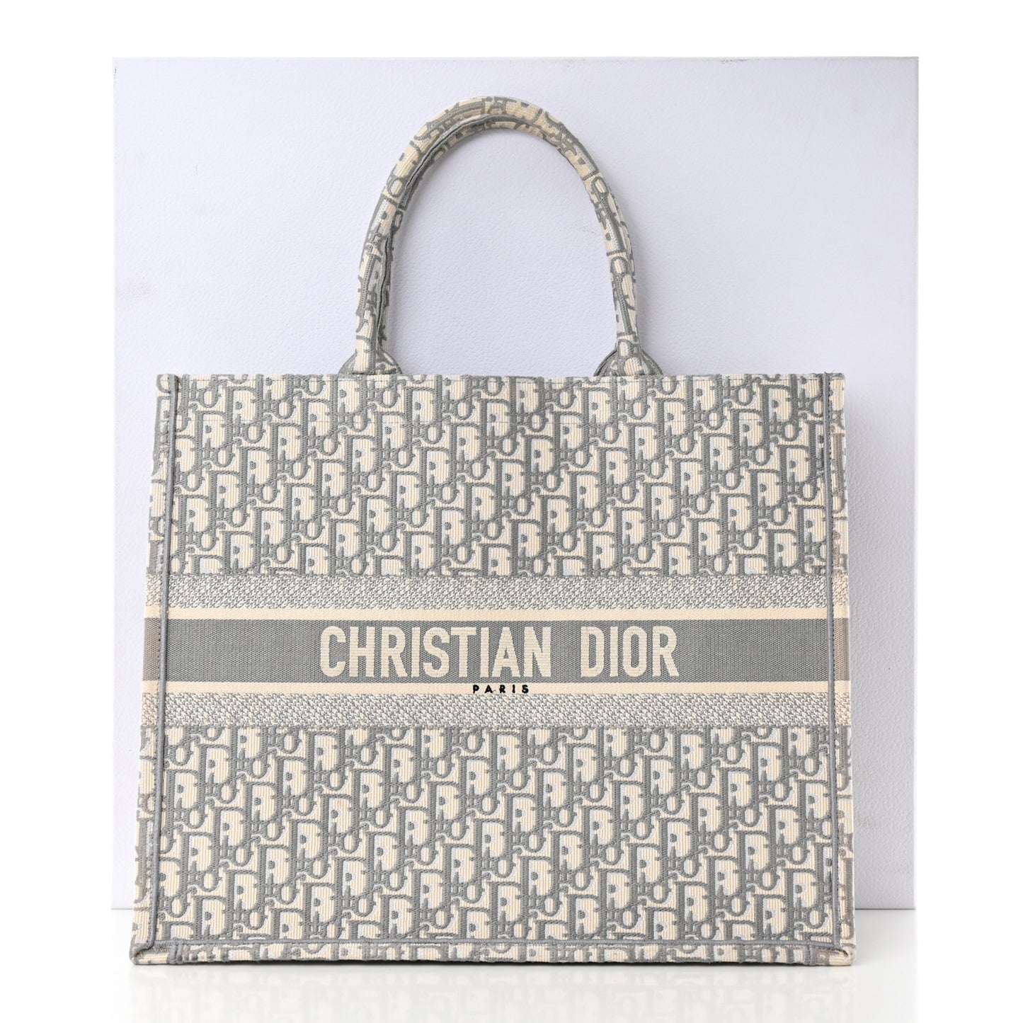 Oblique Large Book Tote Grey