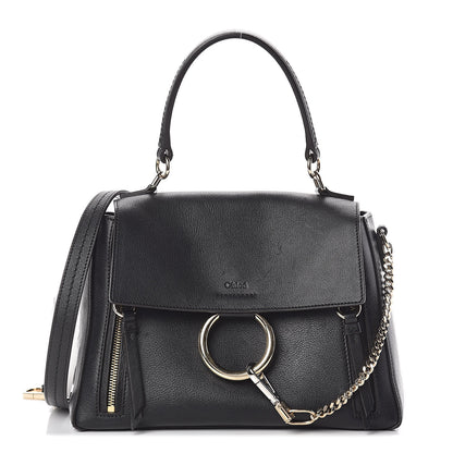Chloe Calfskin Small Faye Day Shoulder Bag Black 1 of 12
