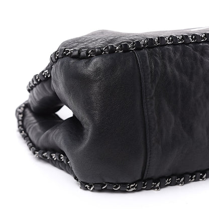 Chanel Lambskin Chain Hobo Black 9 of 15