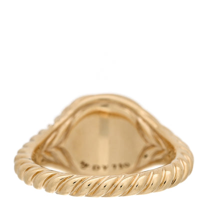 David Yurman 18K Yellow Gold Sculpted Cable Pinky Ring 44 3 3 of 4