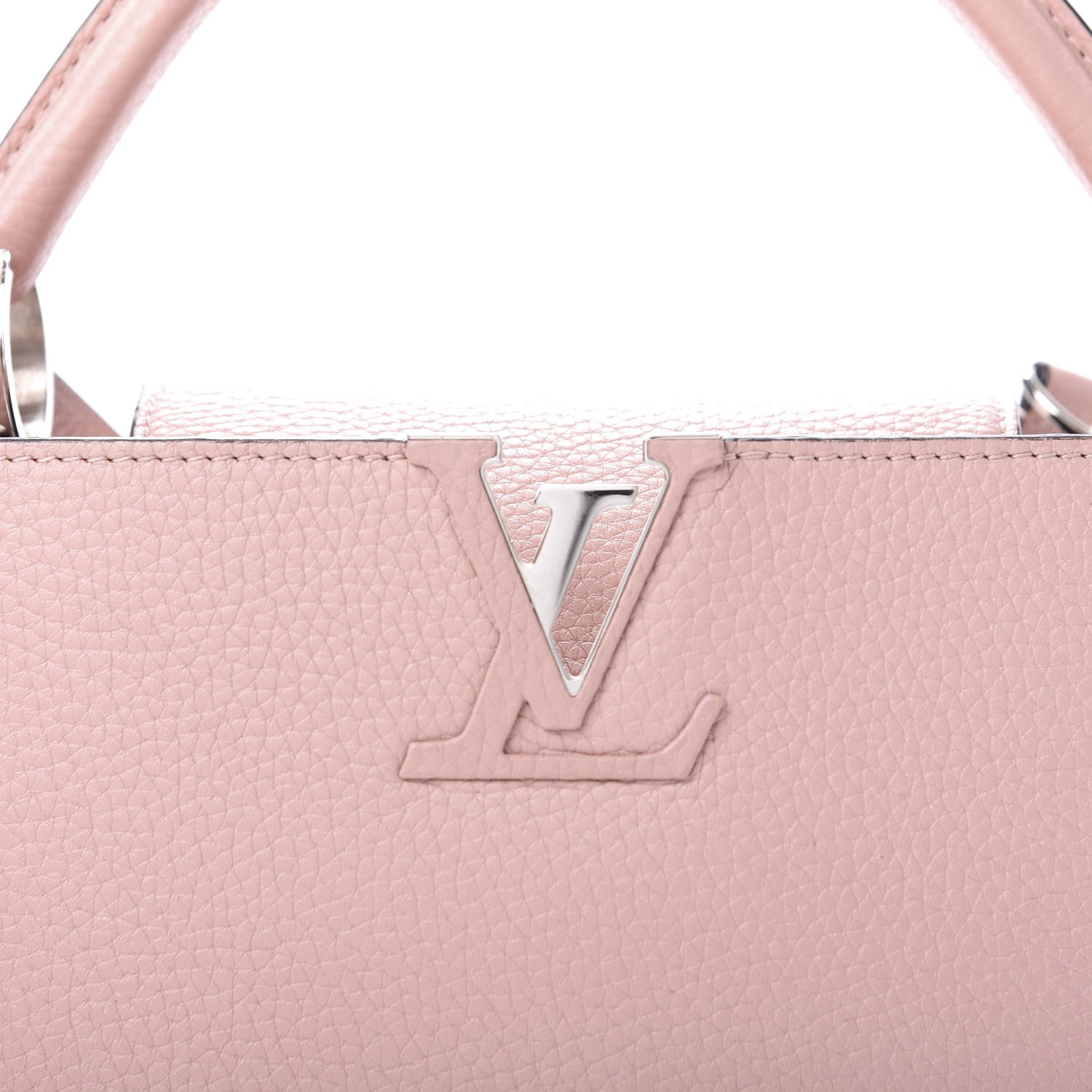 Louis Vuitton Taurillon Capucines PM Magnolia 9 of 9