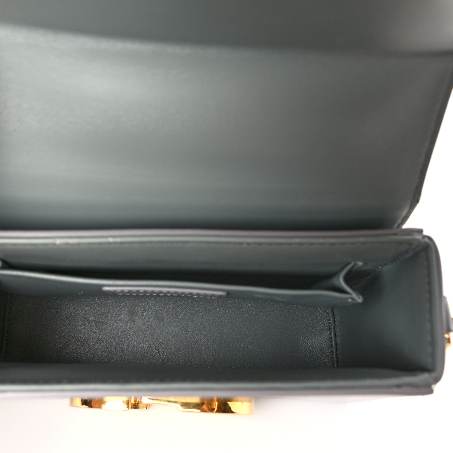 Christian Dior Box Calfskin 30 Montaigne Box Bag Gray 5 of 9