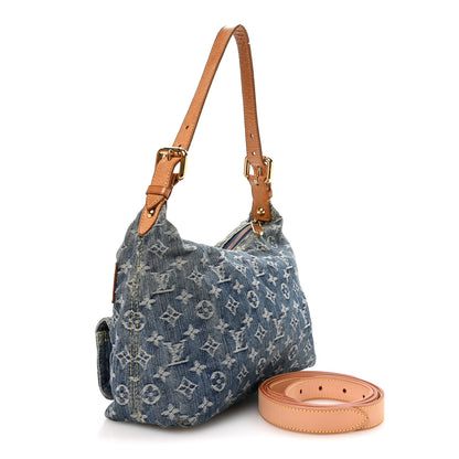 Louis Vuitton Monogram Denim Baggy PM Blue 3 of 12