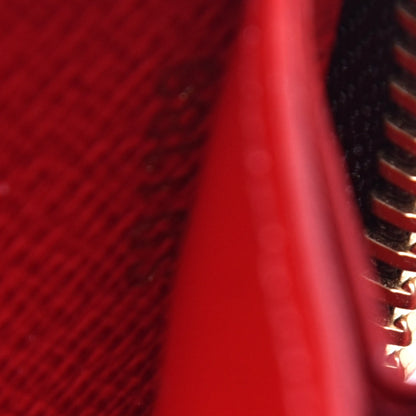 Louis Vuitton Damier Ebene Clemence Wallet Cherry 7 of 7