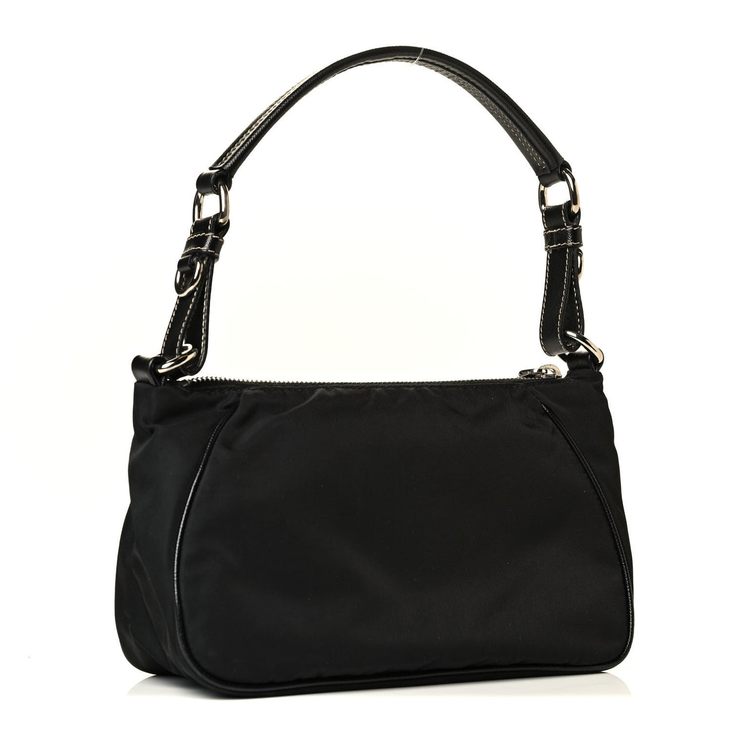 Tessuto Nylon Saffiano Pochette Black