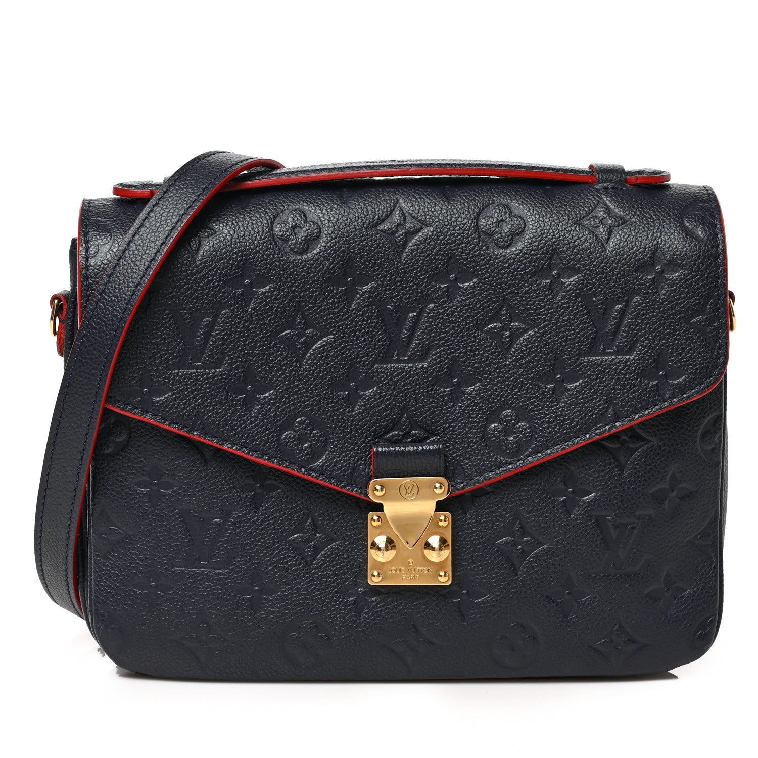 Louis Vuitton Empreinte Pochette Metis Marine Rouge 1 of 8