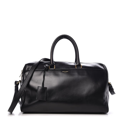 Saint Laurent Calfskin Classic Duffle 12 Black 1 of 12
