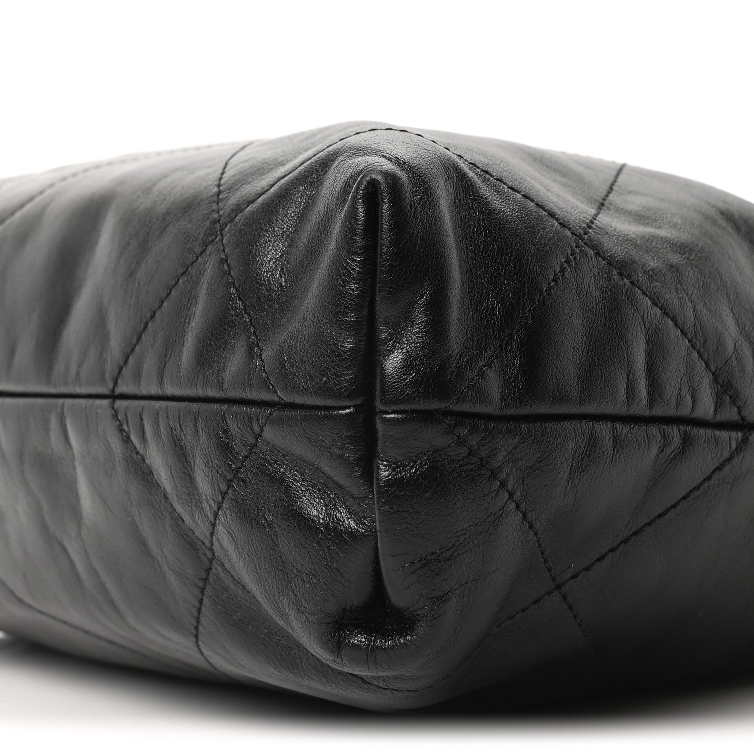 Chanel Shiny Calfskin Quilted Small Chanel 22 Black 11 of 11