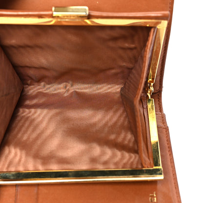 Chanel Caviar Timeless CC Compact French Wallet Brown 6 of 9