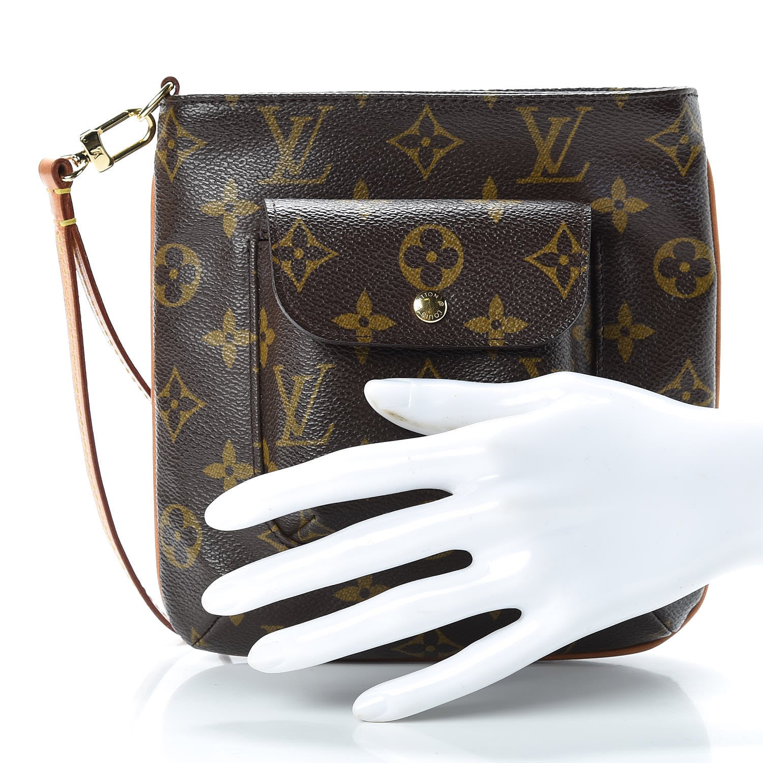 Louis Vuitton Monogram Partition Wristlet 2 of 10