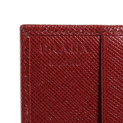 Prada Saffiano Card Holder Barolo 7 of 10