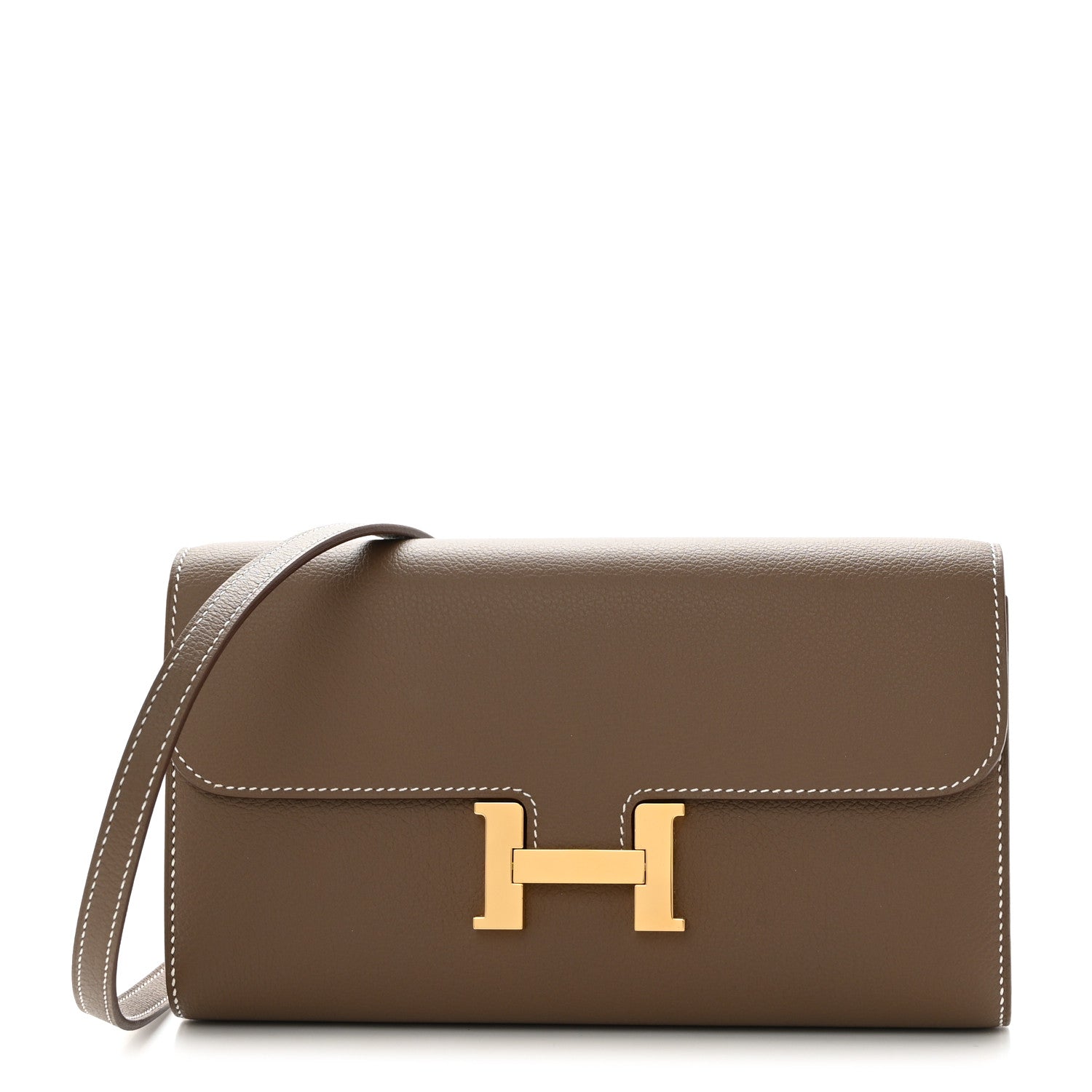 Hermes Evercolor Constance Wallet To Go Etoupe 1 of 11