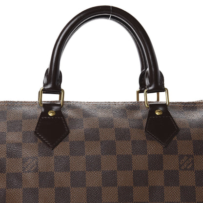 Louis Vuitton Damier Ebene Speedy 30 9 of 10