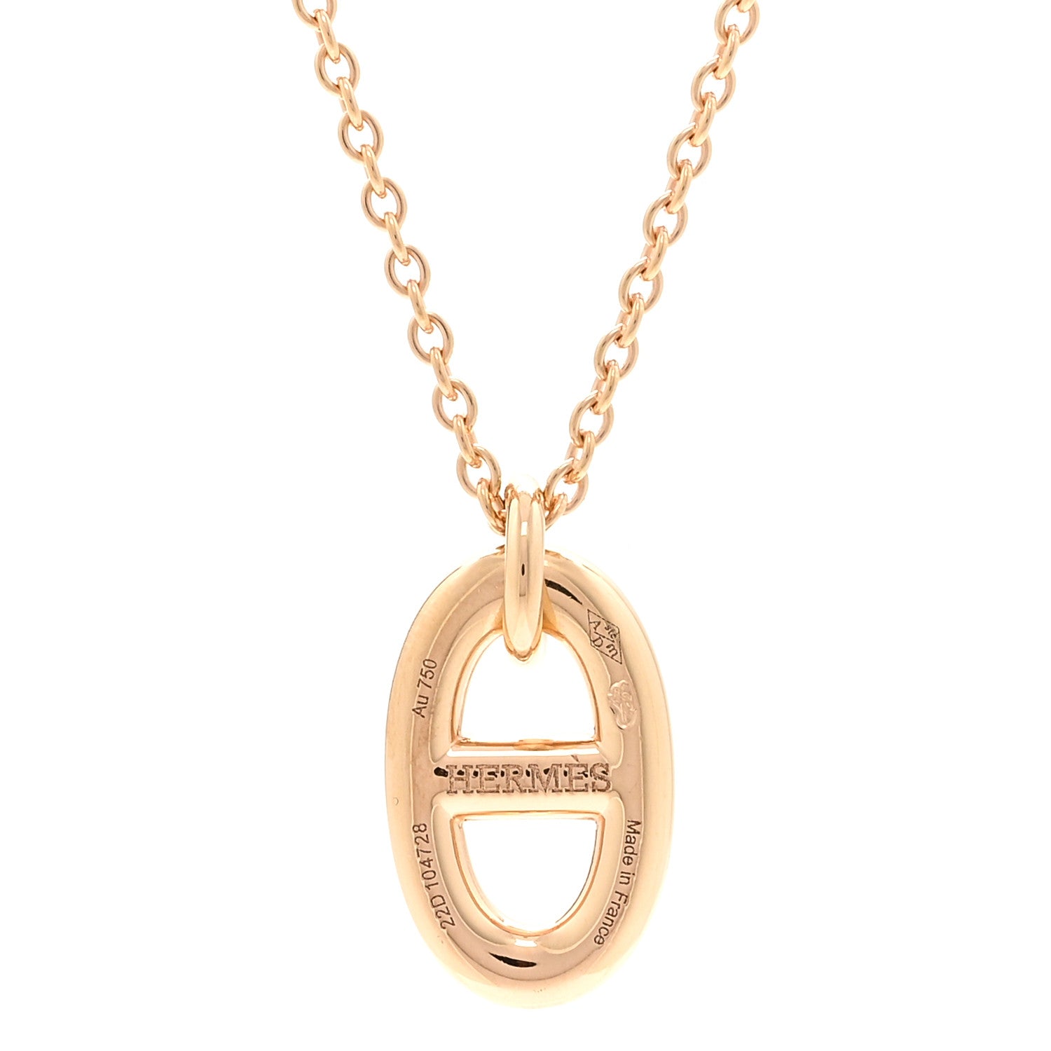 Hermes 18K Rose Gold PM Farandole Pendant Necklace 4 of 5