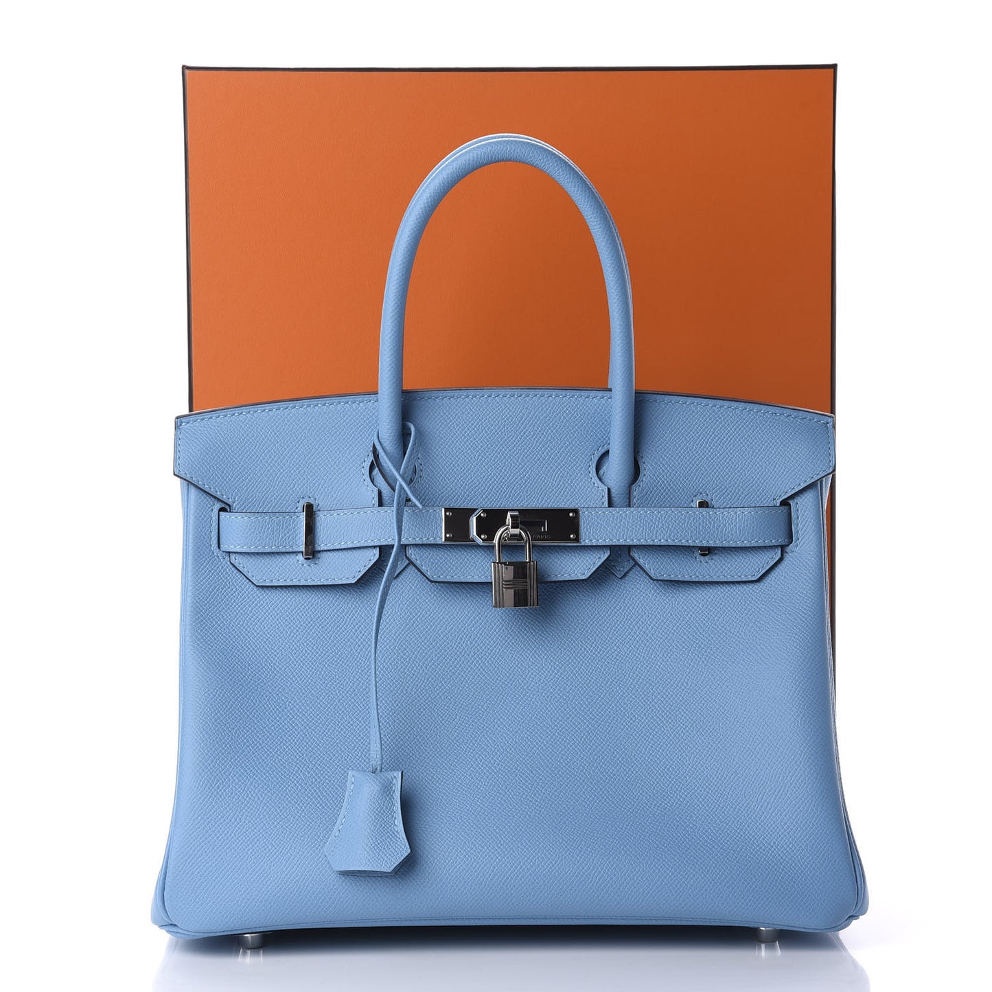 Epsom Birkin 30 Bleu Du Nord
