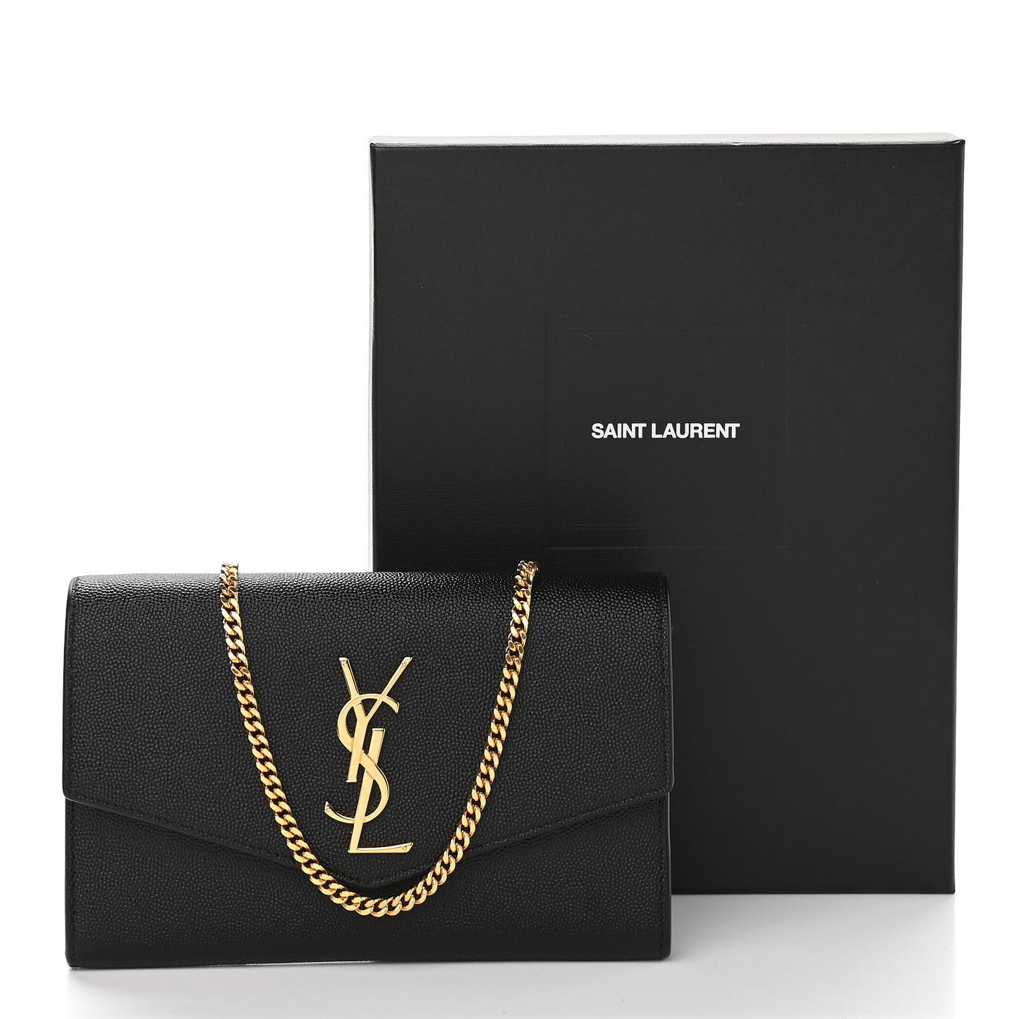 Grain De Poudre Uptown Chain Wallet Black