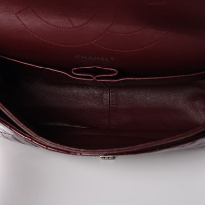 Chanel Patent Quilted 2.55 Reissue 227 Flap Light Burgundy 5 of 7