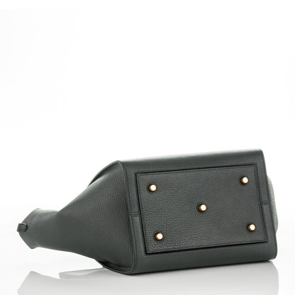 Celine Crisped Calfskin Tie Knot Small Tote Anthracite 4 of 8