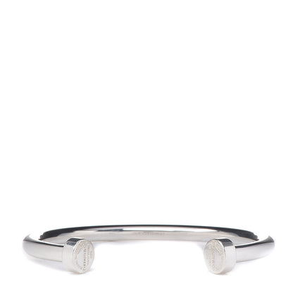 Tiffany Sterling Silver Return to Narrow Circle Edge Cuff Bracelet 1 of 6