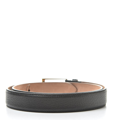 Gucci Textured Calfskin 30mm Belt 95 38 Black 3 of 6