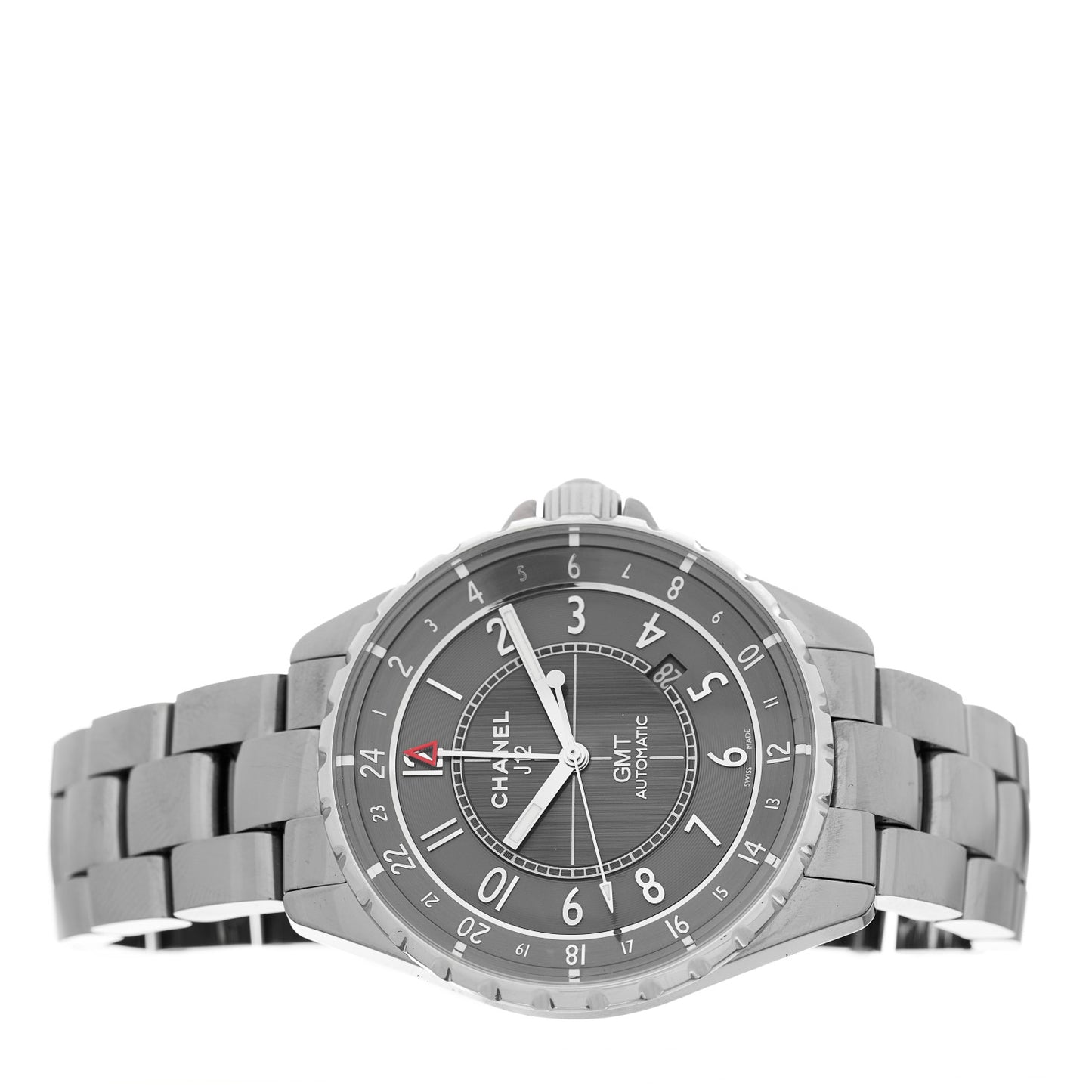 Titanium Ceramic 41mm J12 GMT Automatic Watch