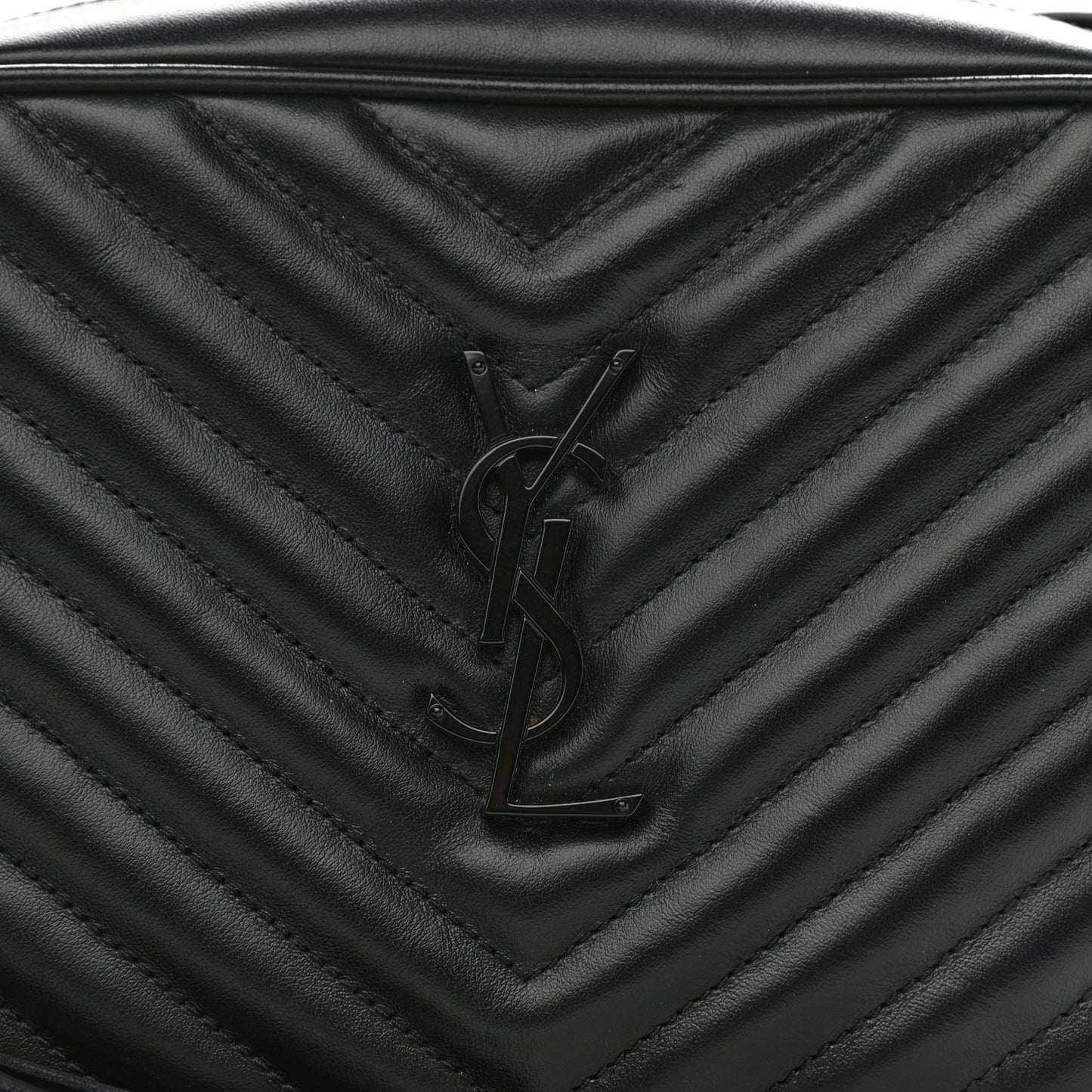 Calfskin Matelasse Monogram Lou Camera Bag Black
