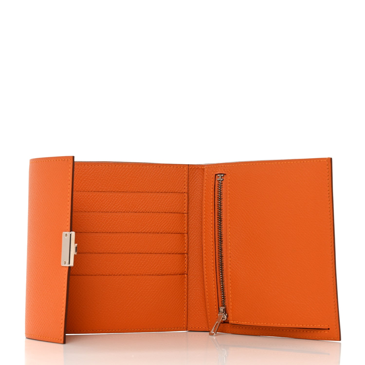 Hermes Epsom Clic 12 Wallet Orange 5 of 10