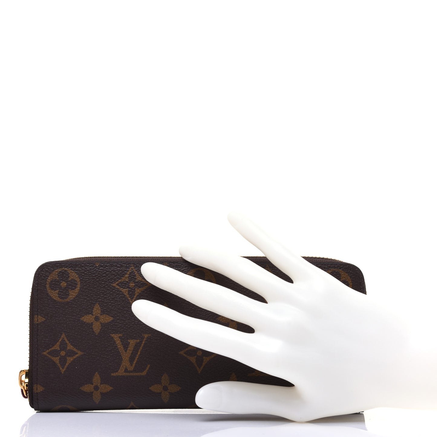 Monogram Clemence Wallet Fuchsia