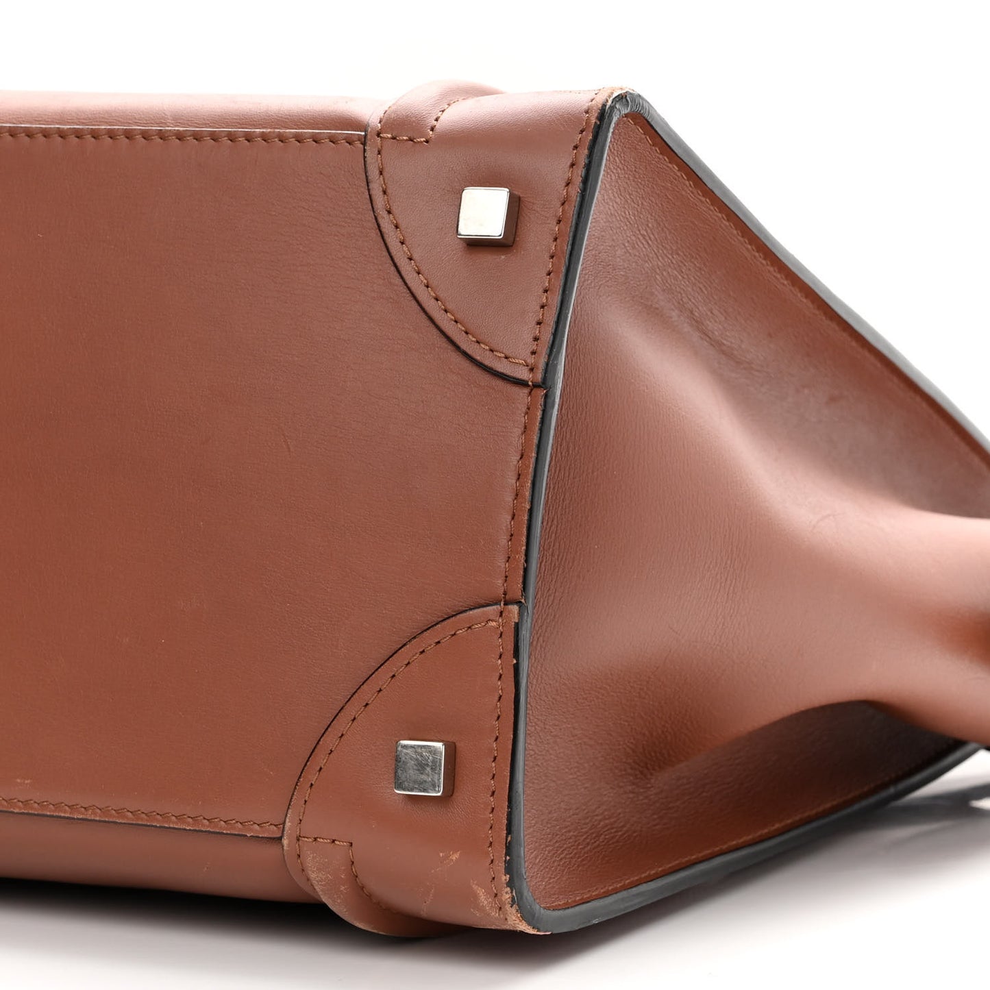 Smooth Calfskin Mini Luggage Sienna