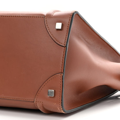 Celine Smooth Calfskin Mini Luggage Sienna 9 of 13