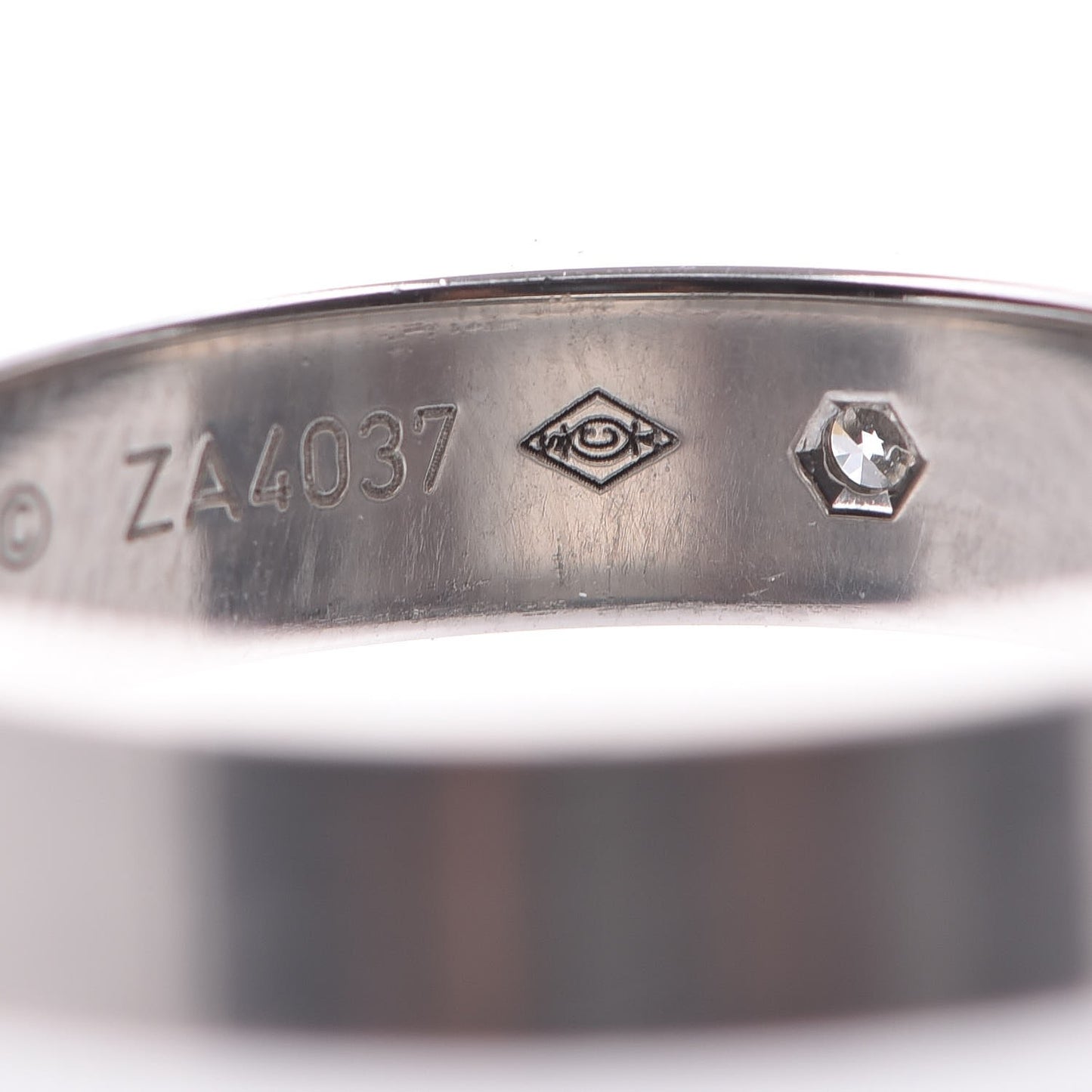 Platinum Diamond 4mm C De Wedding Band 52 6