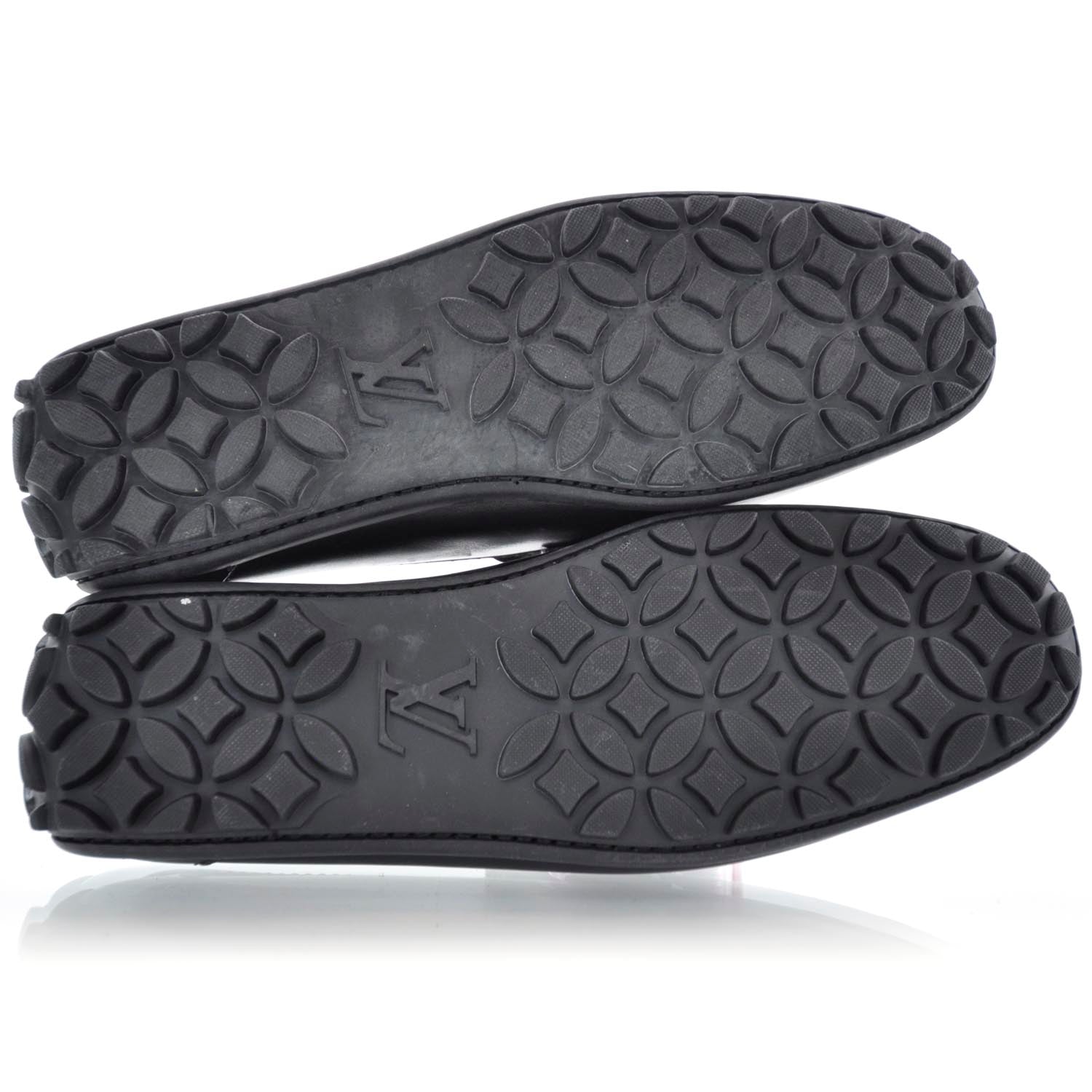 Louis Vuitton Leather Loafers Shoes 7 Black 7 of 7