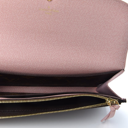 Louis Vuitton Monogram Emilie Wallet Rose Ballerine 5 of 7