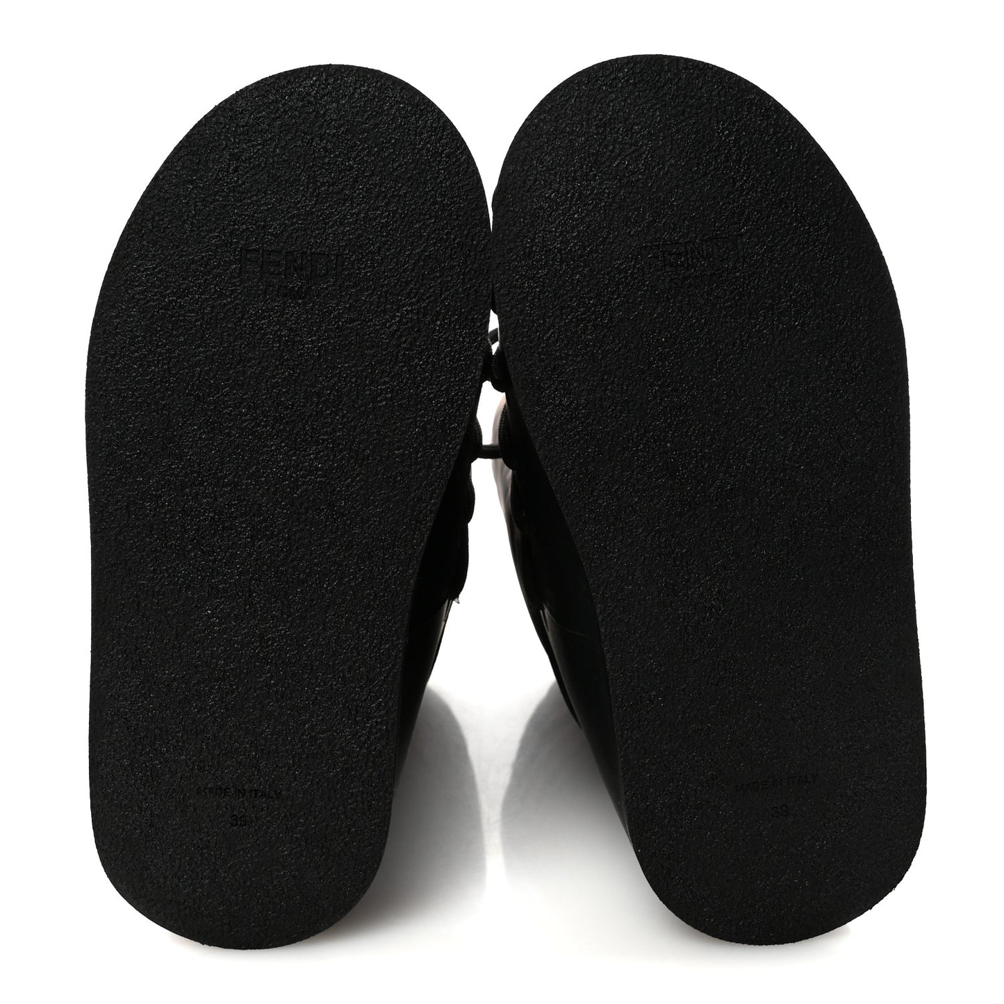 Nylon Rubber FF Snow Boots 37 Tobacco Black