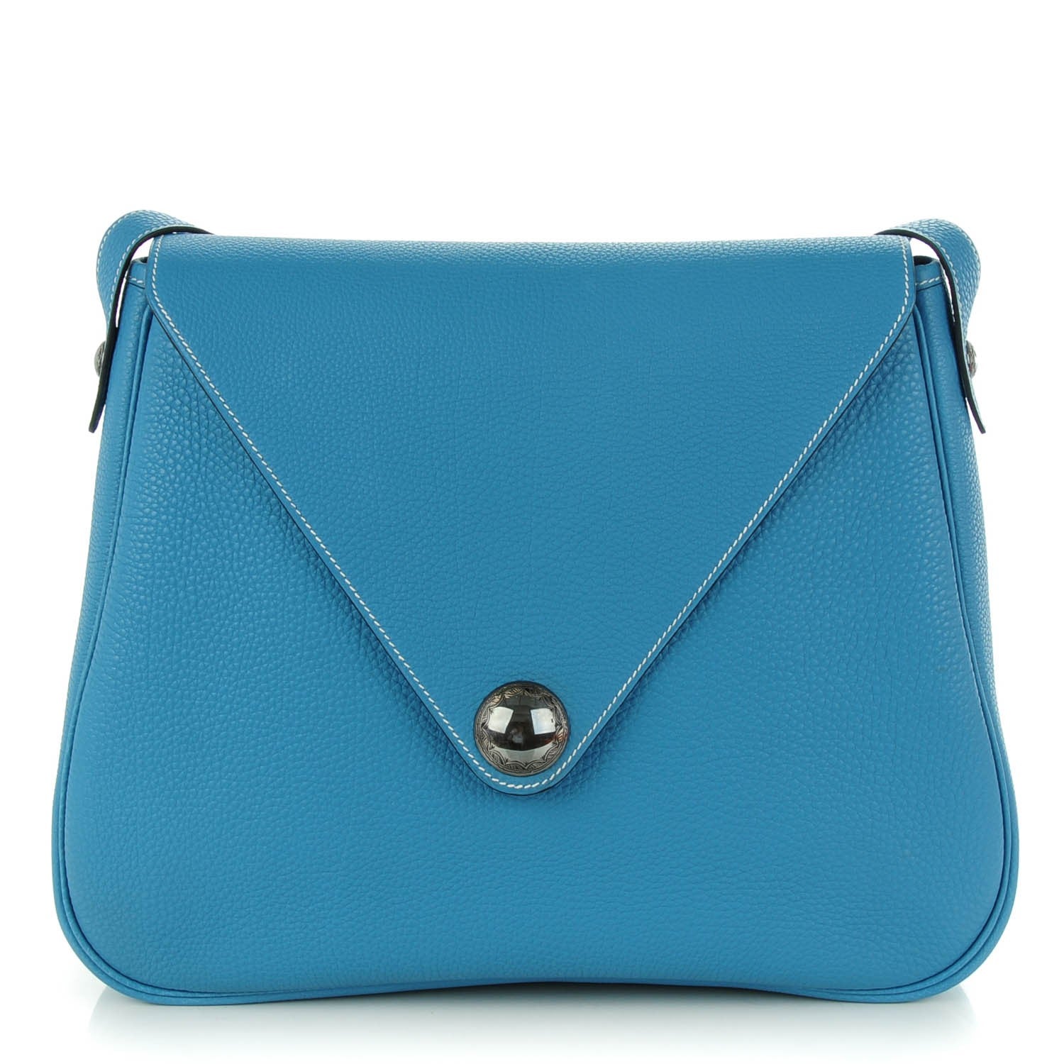 Hermes Togo Christine Blue Jean 1 of 8