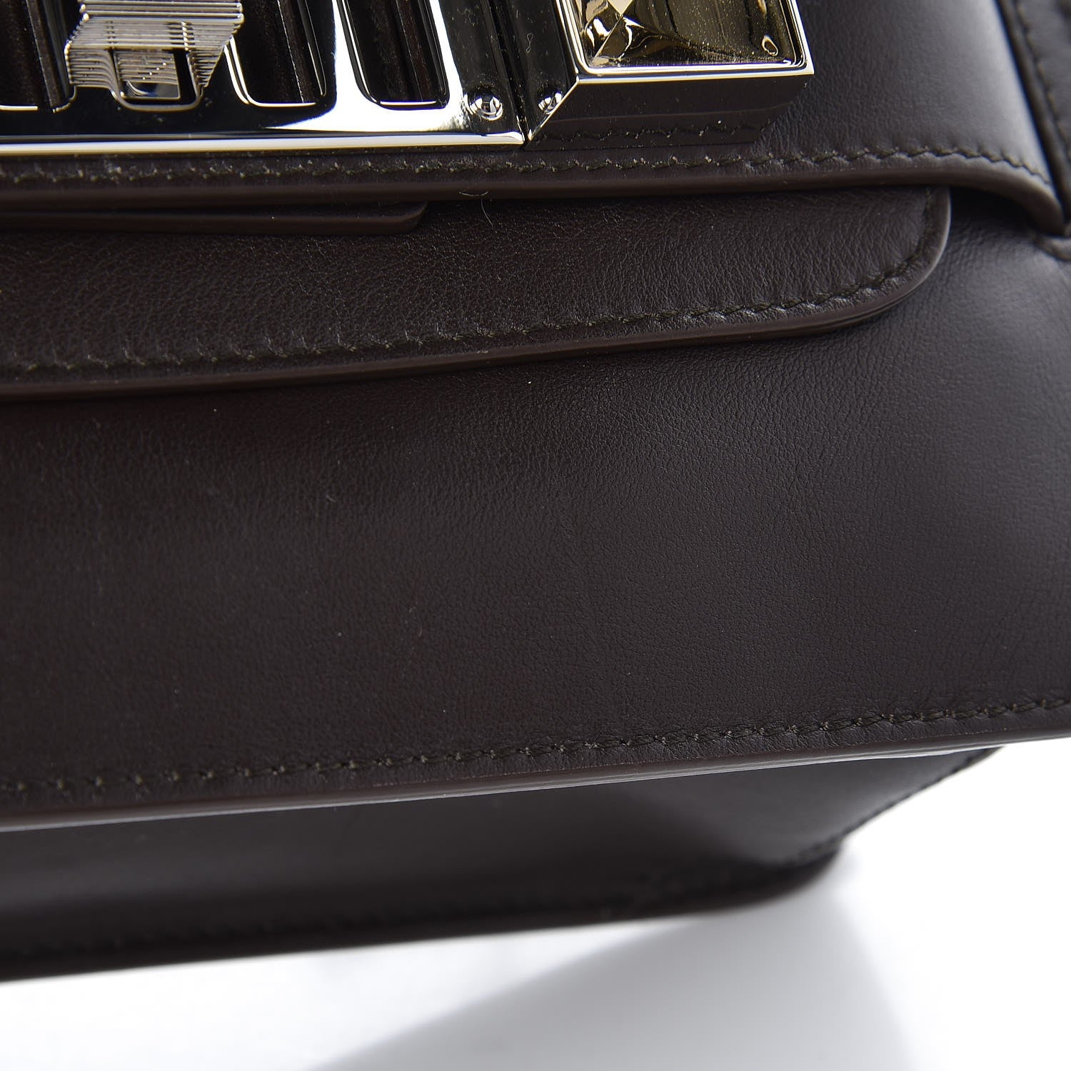 Proenza Schouler Smooth Calfskin Mini PS11 Classic Shoulder Bag Mogano 10 of 12