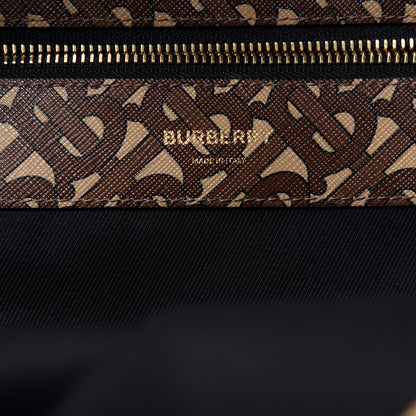 Burberry E-Canvas Monogram Stripe Backpack Bridle Brown 7 of 8