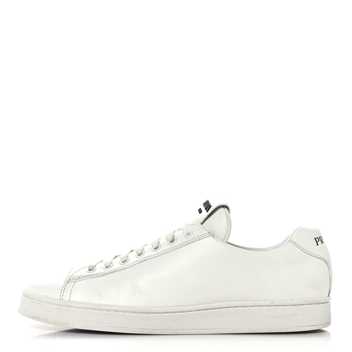 Vitello Mens Logo Low Top Sneakers 43 White