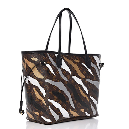 Louis Vuitton X LOL Monogram Neverfull MM Gold Silver 3 of 11