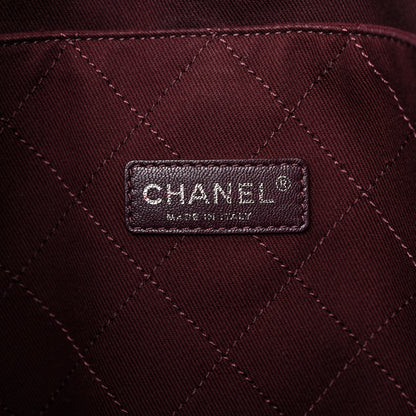 Chanel Canvas Calfskin Let's Demonstrate Small Tote White Black 6 of 20
