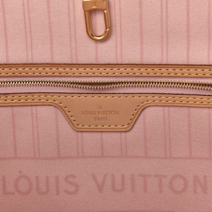 Louis Vuitton Damier Azur Neo Neverfull GM Rose Ballerine 6 of 12