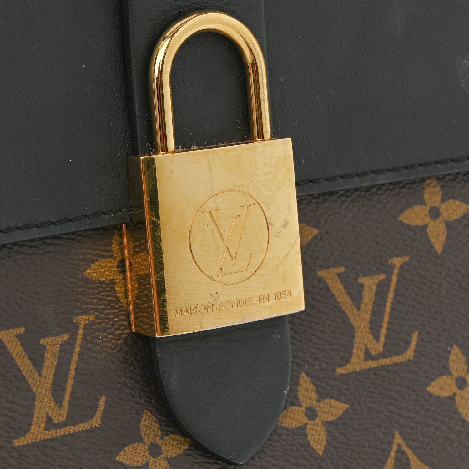 Louis Vuitton Monogram Locky BB Black 10 of 11