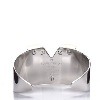 Louis Vuitton Metal Essential V Cuff Silver 3 of 4