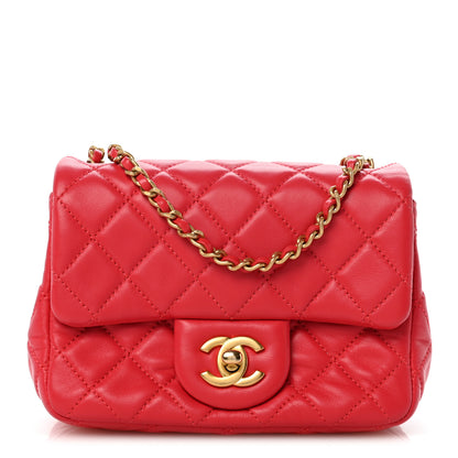 Chanel Lambskin Quilted Mini Pearl Crush Flap Pink 1 of 12