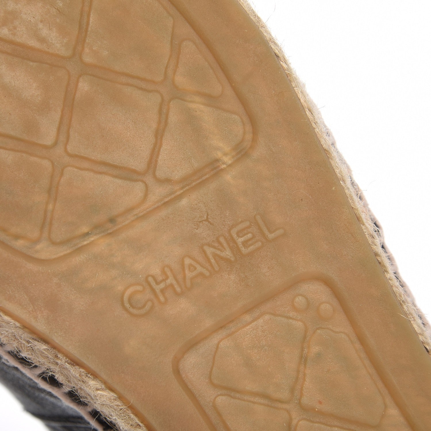 Chanel Lambskin CC Espadrilles 42 Black 10 of 13